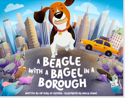 Children's Book - A Beagle with a Bagel in a Borough